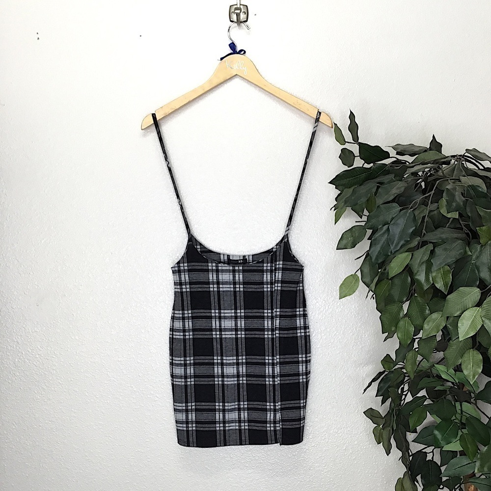 Papermoon Plaid Jumper Skirt